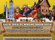 Halal Bihalal Minang Bogor Raya Bakal Hadirkan Ratusan Aneka Kuliner dan Seni Budaya Khas Minang di GOR Pajajaran Bogor