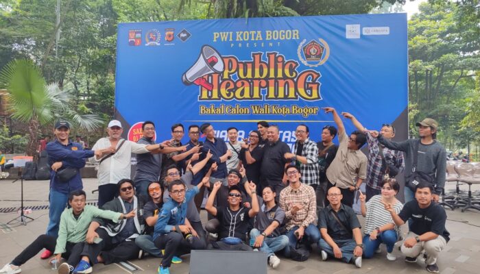Sambut Pilkada 2024, PWI Kota Bogor Gelar Public Hearing di Taman Ekspresi Sempur
