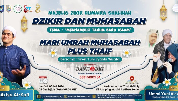 Umi Yuni Al Waly Ajak Renungkan Diri dan Perkuatan Keimanan di Majelis Zikir Humaira Sholihah