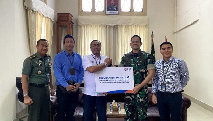 Ini Dia CSR dari BRI Branch Office Bogor Dewi Sartika untuk Korem 061/Sk