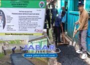 Pengaspalan Jalan Lingkungan Desa Sumur Batu Gunakan Anggaran Dana Desa Tahap I Tahun 2024