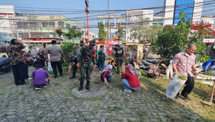 Sambut HUT RI Ke-79, Ini yang Dilakukan Koramil 0601 Bersama Polri, Ormas dan  Elemen Masyarakat