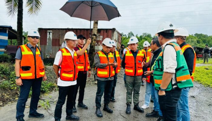 Wujudkan Program Ketahanan Pangan 1Juta Hektar Sawah, Haji Isam Bangun Jalan Gunakan Tailing Freeport