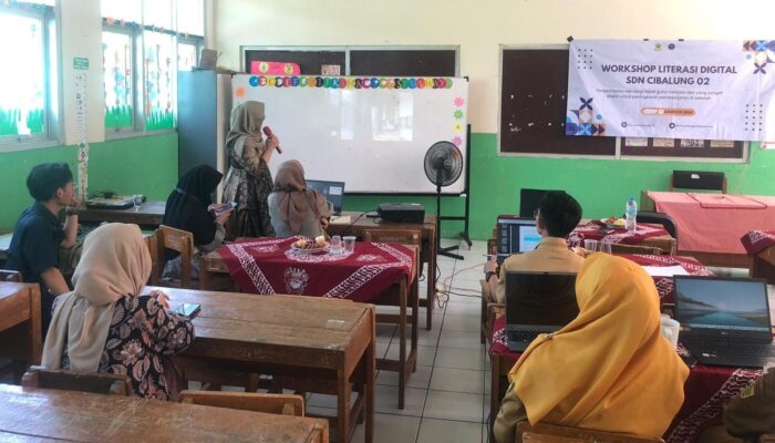 Hadapi Era Society 5.0, Ini yang Dilakukan Tim KKN Universitas Djuanda di SDN Cibalung 02