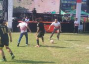 Fun Mini Soccer Forkopimda VS jurnalis di Acara Penutupan Festival Merah Putih 2024