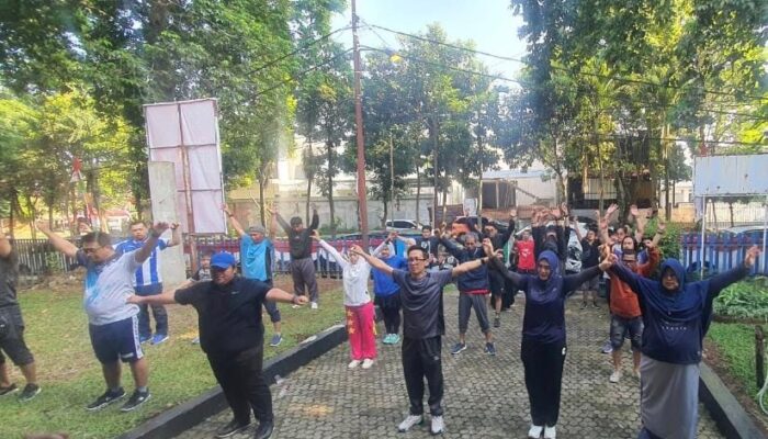 PWI Kota Bogor Gaungkan Gaya Hidup Sehat Lewat Program ‘Jumat Sehat’ Bersama Dirut Tirta Pakuan