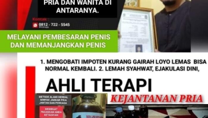 Pengobatan Alat Vital Demak H.Abdul Azis, Pusat Pembesar Vitalitas Kudus