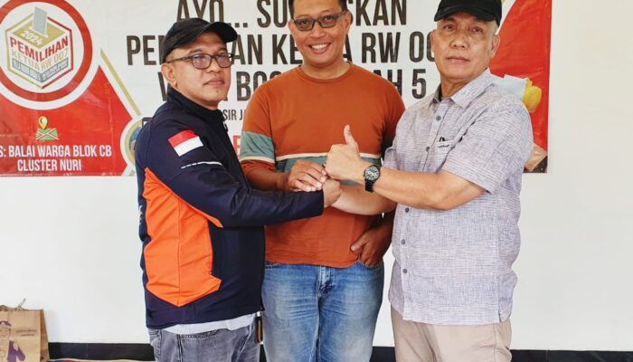 Ketua RW 007 VBI 5 Terpilih, Kukuhkan Ketua Bikers V BOR RIDER