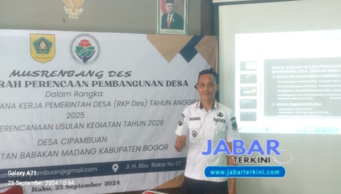 MusrenbangDes Tahun Anggaran 2025 Desa Cipambuan