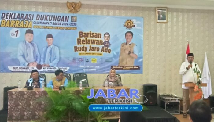 Rudy Susmanto Calon Bupati Bogor Hadiri Deklarasi Dan Sosialiasi Barraja 