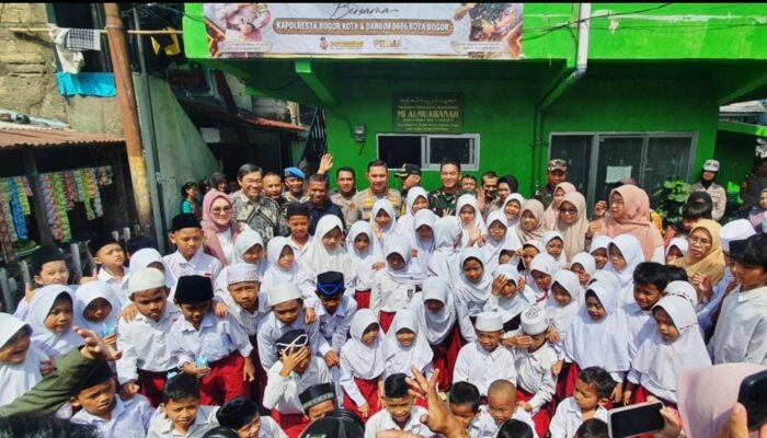 Sinergi Polresta dan Kodim Bogor, Program Makan Siang Bergizi Sasar Pelajar untuk Cegah Stunting