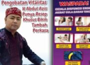 Pakar Pengobatan Vitalitas Minahasa Manado H.Abdulazis, Pusat Pembesar Kejantanan Pria