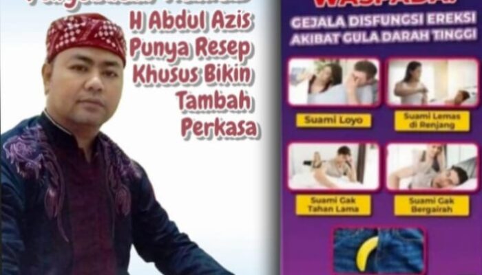 Pakar Pengobatan Vitalitas Minahasa Manado H.Abdulazis, Pusat Pembesar Kejantanan Pria
