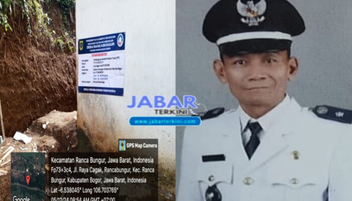 Bantuan Keuangan Infrastruktur Desa Rancabungur Tahap 2 Tahun 2024 Dialokasikan Untuk Pembangunan TPT 