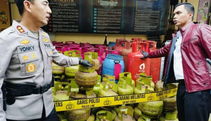 Polres Cianjur Berhasil Membongkar Komplotan Pengoplos Elpiji Bersubsidi