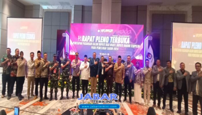 KPU Kab.Bogor Adakan Rapat Pleno Terbuka Untuk Pasangan Calon Bupati Dan Wakil Bupati Bogor Terpilih