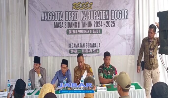 Anggota DPRD Kab.Bogor Dapil I Adakan Reses Mandiri Masa Sidang II Tahun 2024 – 2025