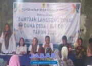 Penyaluran BLT Dari Dana Desa Tahun 2025 Triwulan I Desa Cilebut Timur Kec.Sukaraja