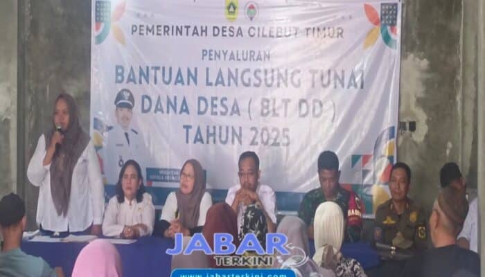Penyaluran BLT Dari Dana Desa Tahun 2025 Triwulan I Desa Cilebut Timur Kec.Sukaraja