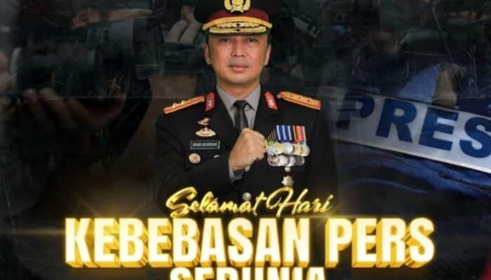 Kepala Divisi Humas Polri, Irjen Pol. Dr. Sandi Nugroho, S.I.K., S.H., M.Hum. Ucapkan Hari Pers Sedunia 