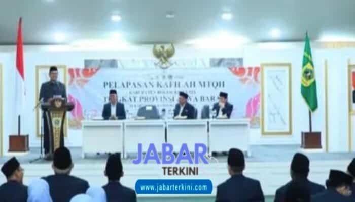 Kabupaten Bogor Berangkatkan 60 Peserta Kafilah MTQH Ke – XXXIX Tingkat Provinsi Jawa Barat Tahun 2025
