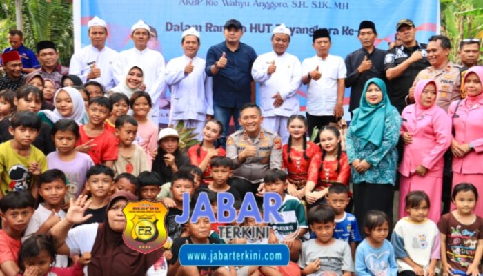 Kapolres Bogor Resmikan Bedah Rumah Warga Dalam Rangka HUT Bhayangkara Ke – 79