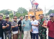 Tiga Pilar Kelurahan Ratu Jaya Tertibkan PKL di Jalan Raya Citayam Depok