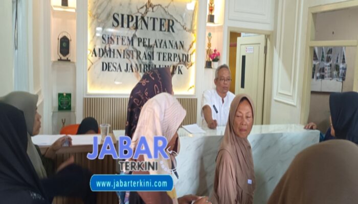 Disdukcapil Kabupaten Bogor Lakukan Jemput Bola Pelayanan Adminduk Di Desa Jambuluwuk