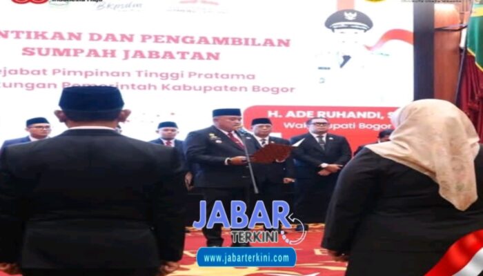 Gerbong Mutasi Pemkab Bogor Bergerak, Bupati Bogor Lantik 7 Pejabat Eselon II