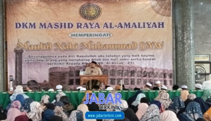 Kapolsek Ciawi Bersama Muspika Hadiri Shalat Subuh Berjamaah Dan Peringatan Maulid Nabi Muhammad SAW 1447 H