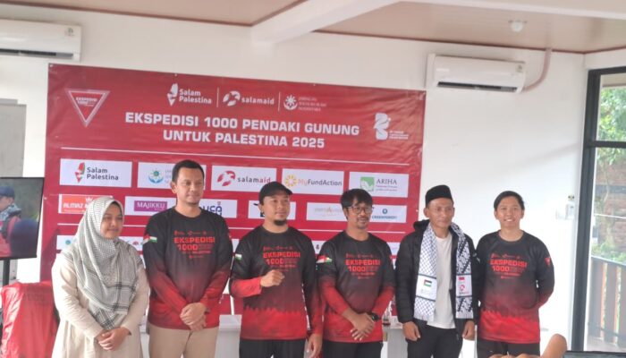 Dari Bogor, Semangat 1.000 Pendaki Gunung untuk Palestina Menggema ke 32 Puncak Nusantara