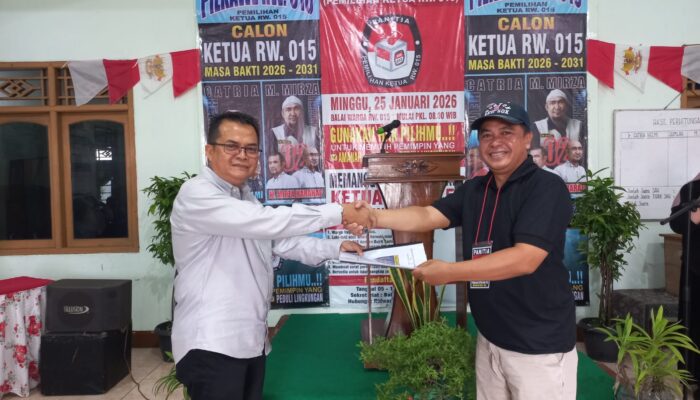 Catria Helmi Kembali Terpilih sebagai Ketua RW 015 Mekarjaya Depok Periode 2026–2031