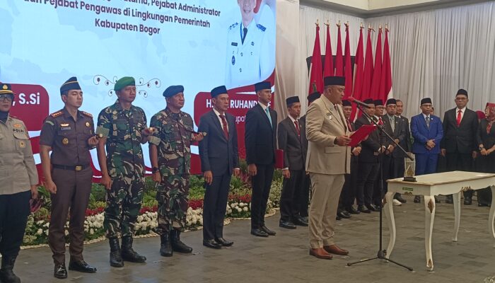Bupati Bogor Lantik Pejabat dan Resmikan 2 OPD, Wujudkan Tata Kelola Pemerintahan Yang Lebih Baik