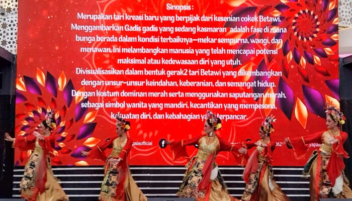 Perpaduan Cokek Betawi, Tari Kembang Merona Persembahan Ayodya Pala