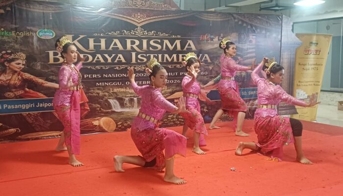 Pesona Gen-Z dalam Balutan Pakaian Indah: Pasanggiri Tari Jaipong dari Kharisma Bogor Berbudaya Meriahkan HUT PWI & HPN 2026