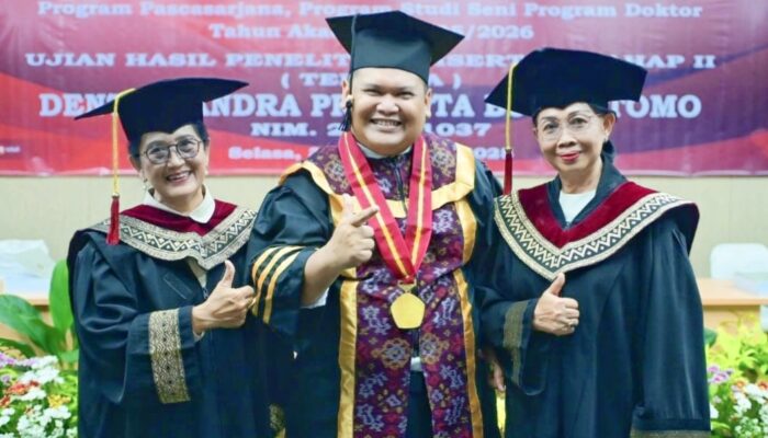 Wakil Ketua Ayodya Pala Raih Gelar Doktor Program Seni di ISI Bali