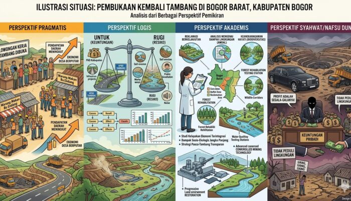 OPINI: Menimbang kembali Arah Pengelolaan Tambang di Bogor Barat