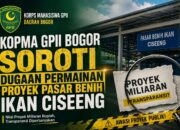 Proyek Pasar Benih Ikan Ciseeng Miliaran Rupiah Disorot, Kopma GPII Bogor Minta Audit Total