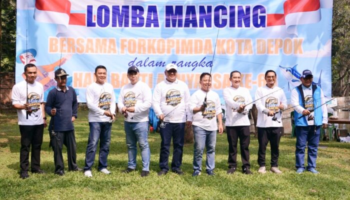 Peringati Hari Bhakti Adhyaksa, Forkompimda di Depok Jalin Sinegritas dengan Mancing Bersama