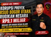 Satu ASN Jadi Tersangka, Brigade GPII Bogor Pertanyakan: Di Mana PPK, PA, KPA dan Pihak Lain yang Bertanggung Jawab?