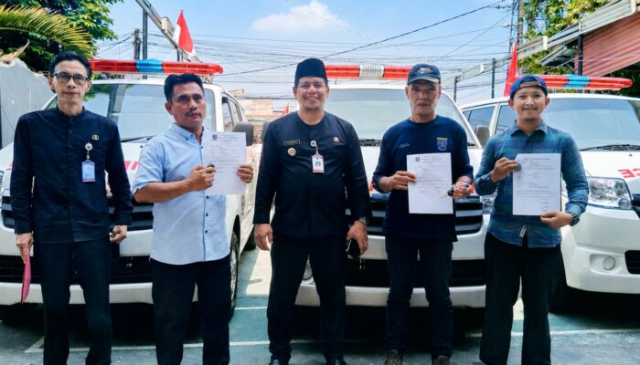 Tiga Ambulance Diserahkan Ke RW, Kelurahan Boponter Depok Perkuat Layanan Kesehatan Warga