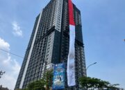 Spektakuler! Kain Merah Putih Raksasa di Depok Pecahkan Rekor Dunia