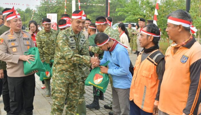 Jelang HUT RI, Kodim 0508 Depok Perkuat Semangat Karya Bakti