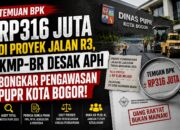 Temuan Rp316 Juta Proyek Jalan R3, KMP-BR Desak APH Audit Total Dinas PUPR Kota Bogor