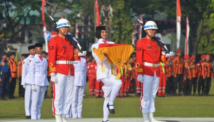 Sukses Kibarkan Sang Merah Putih, Paskibraka Kabupaten Bogor Tuntaskan Tugas